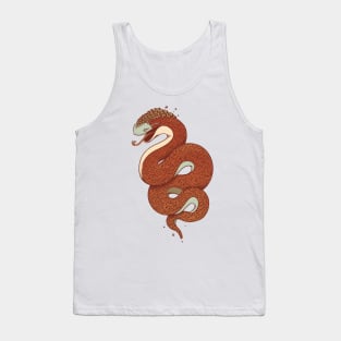 Happy Snake (Orange/retro) Tank Top